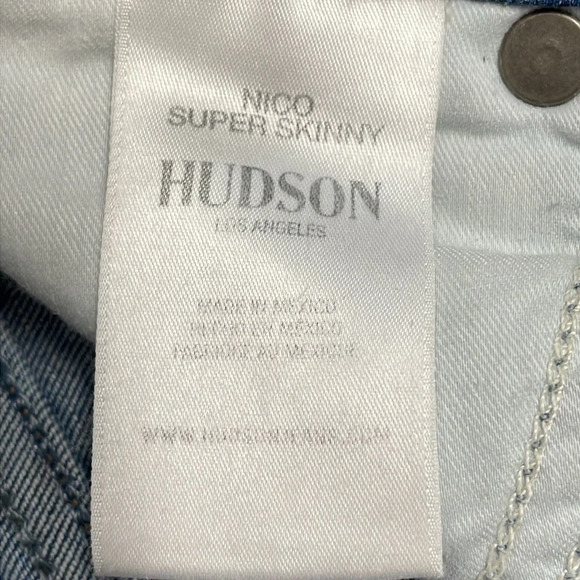 NWOT Hudson Nico Super Skinny Mid Rise Jeans 25 - Picture 13 of 16